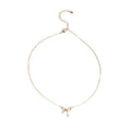 Bow and Pearl Drop Necklace in Three Gold and Silver Styles view 5