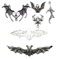 Antique Silver Bat and Cross Metal Charms with 7 Listed Options view 5