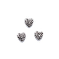 Love Heart Large-Hole Spacer Bead in 1 Finish for Jewelry Making view 3