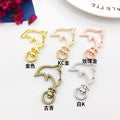 Metal Outline Swivel Clasps in 9 Shapes and 5 Color Finishes view 9