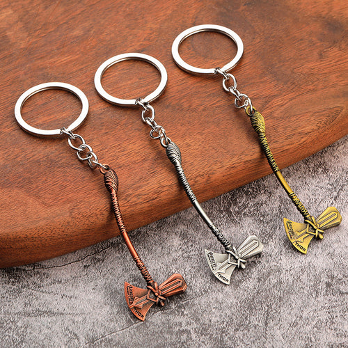 Hammer Hammer Storm Axe Alloy Keychain Movie-Inspired Accessory