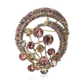 Circular Crystal Balloon Brooch in Four Colorways Clothing Pin view 5