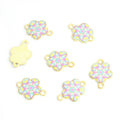 Enamel-Look And Printed Silver Gold Decorative Alloy Connectors in 18 Styles view 4