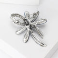 Crystal Bow Brooch Purple Silver Gold Champagne Blue view 3