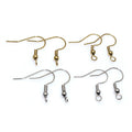 Ear Wire Hooks in Four Metal Finishes for Jewelry Making view 5