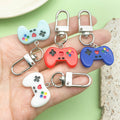 Six-Piece Game Controller Keychain Set in Six Colors view 2