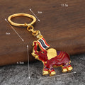 Thailand Elephant Metal Keychain, Six Color Styles view 2