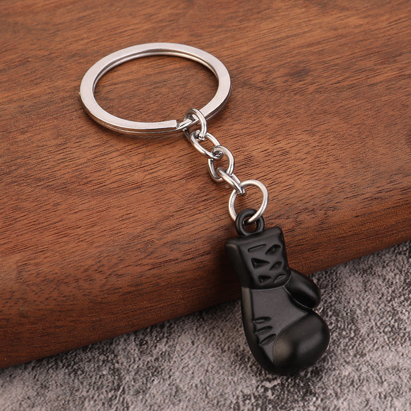 3D Boxing Glove Metal Keychain for Fitness and Combat Sports Fans