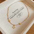 Crystal Flower Beaded Necklaces in Gold and Green Tones view 6