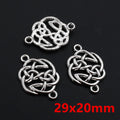 Antique Silver Openwork Multi-Loop Jewelry Connectors view 4