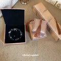 Gold Feather Fabric Jewelry Storage Boxes Four Sizes view 2