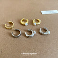 Textured Pearl Ear Cuffs in Gold or Silver Tone Four Options view 4