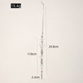 Clear Crystal Bead Icicle Ornament Pearl Tree Charm view 2