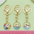 Panda Charm Keychains Featuring Blue Panda Across 45 Pictured Variations view 3
