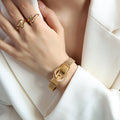 Mesh Band Bracelet Magnetic Belt Buckle Clasp Design view 3
