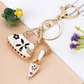 Floral Handbag and High Heel Two Piece Keychains in Three Configurations view 3