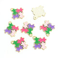 Enamel-Look Silver Gold Decorative Alloy Charms in 22 Styles view 7