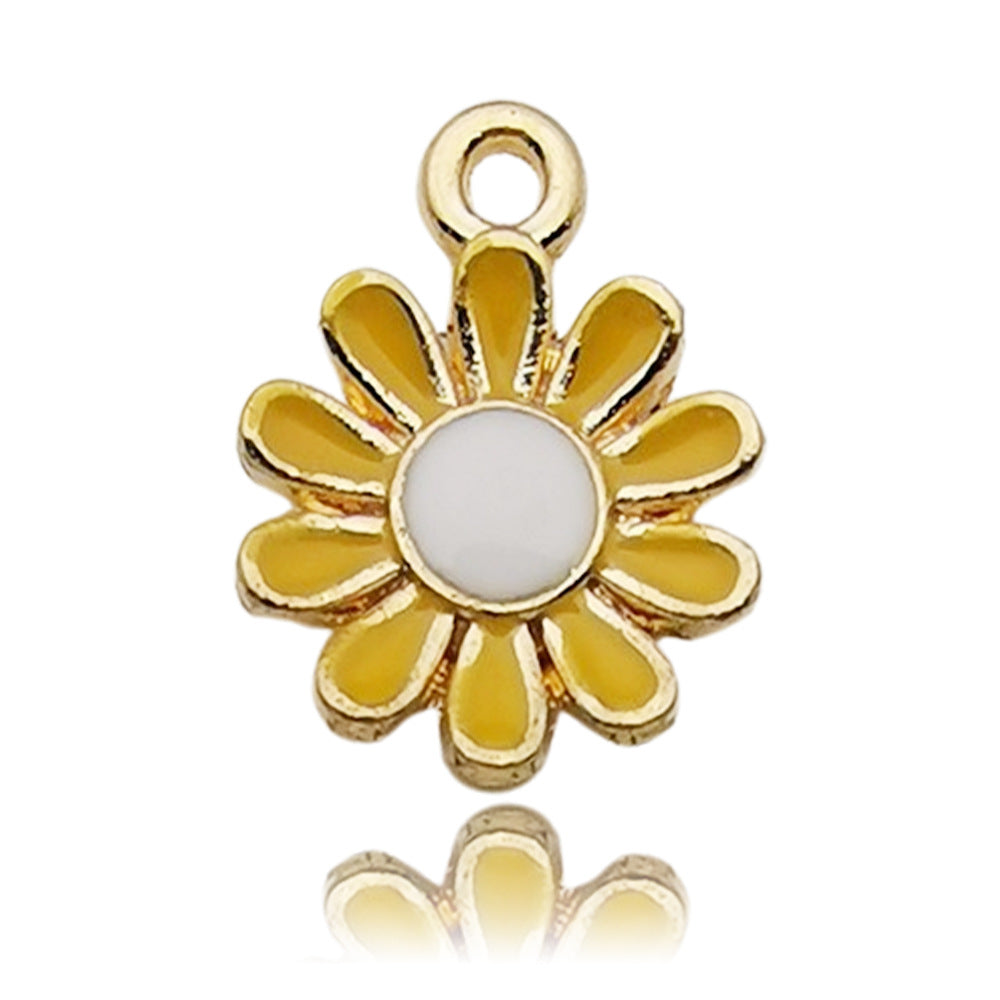 Enamel Zinc Alloy Bee Charm Pendant for DIY Hair Accessories Bracelet Necklace Jewelry