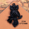 Black Animal and Nature Silhouette Charms in Eight Designs view 8