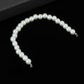 Faux Pearl Beaded Bracelet Silver-Tone Gold-Tone Clasp Three Sizes view 10