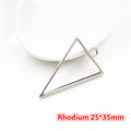 Silver Tone Open Geometric Resin Bezel Pendant Frames view 8