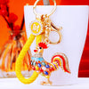 Yellow-Fortune Crystal-Rooster