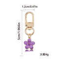 Flower Charm Keychains in 5 Pictured Variations for Bags and Keys view 8
