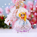 Jeweled Bonnet Princess Doll Keychains in Nine Dress Colorways view 7