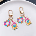 Yellow-Led Easter Bunny Egg Wreath and Carrot Clip Keychain Collection view 1