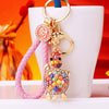 Pink-Fortune Multicolor-Beaded-Turtle