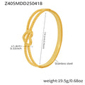 Dual Line Beaded Heart Clasp Bangles Gold Steel Tone view 6