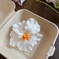 Six Color Large Artificial Hibiscus Duckbill Hair Clip Assortment view 8