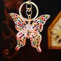 Jeweled Openwork Butterfly Keychains in Six Colors plus Assorted Option view 10