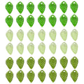 Green Leaf Glossy Charms with 10 Listed Options for DIY Jewelry Making view 1