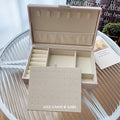 Locking Compartment Jewelry Storage Box Organizer Case view 3