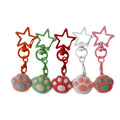 Flocked Cat Paw Star-Clasp Charms in Five Color Combinations view 5