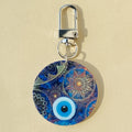 Hamsa Hand Evil Eye Print Keychains Lobster Clasp 9 Styles view 6