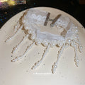 White Pearl And Mesh Fringe Choker With Draped Drops view 2