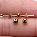 Carved Cone Spacer Beads in 7 Finishes for Jewelry Making view 9