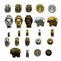 Gold-Tone Spacer Bead Metal Beads with 21 Listed Options view 5