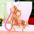 Mixed Jeweled Horse Keychains in Fifty One Ornament and Loop Options view 12
