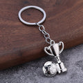 Euro Cup Football Metal Keychain Souvenir Gift Pendant