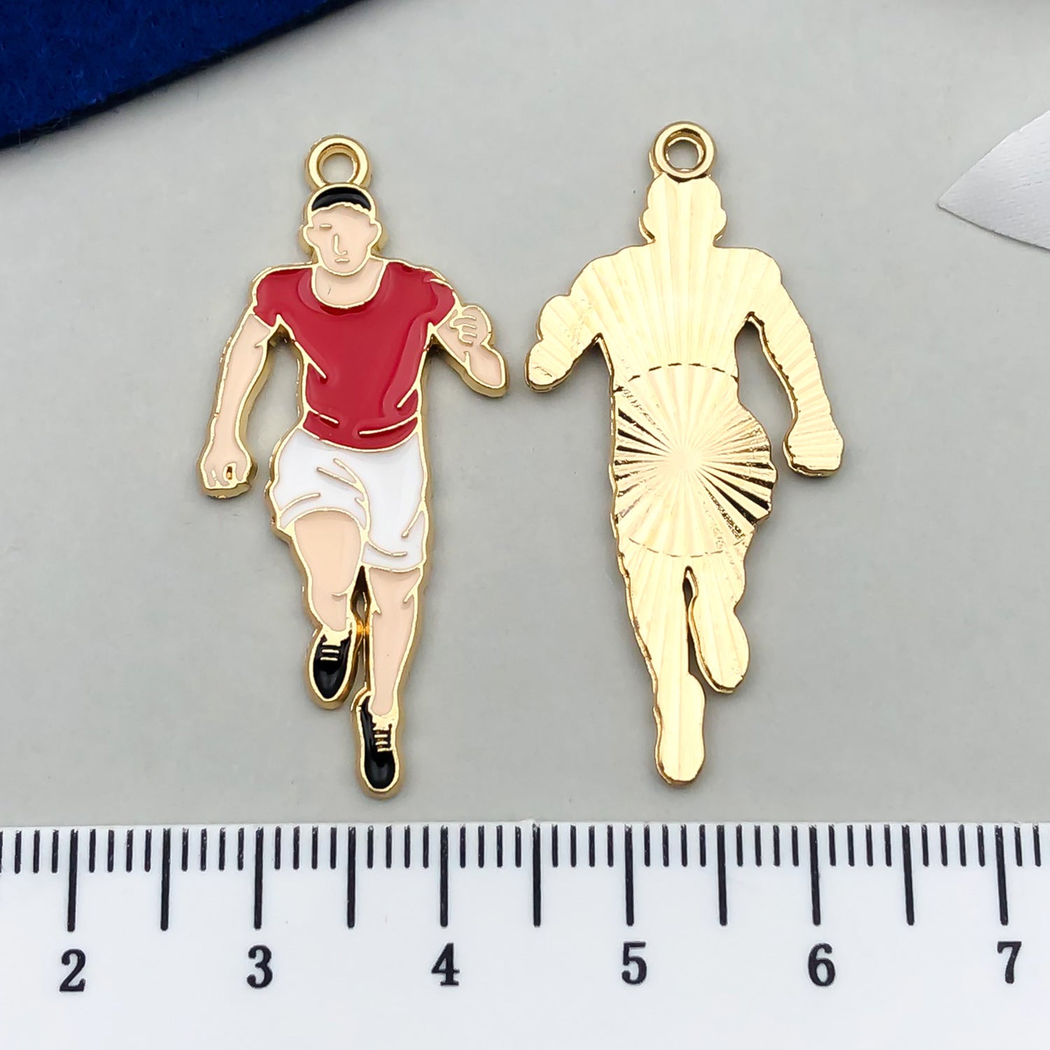 Enamel Zinc Alloy Soccer Basketball Volleyball Charm Pendants for DIY Sports Jewelry