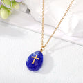 Gold Tone Faceted Stone Style Symbol Pendant Necklaces in Eleven Designs view 8