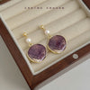 Purple Enamel Disc