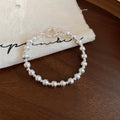 Clear Crystal Bead Necklaces Silver Bracelet Studs view 8