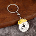Metal Brake Disc Caliper Keychain in Four Color Styles view 4