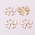 Enamel Bow Charms in Seven Bright Color Options for Jewelry Making view 6