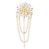 Gold Crystal Fringe