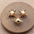 Spiked Ball Charm In 5 Metal Finishes For Jewelry Making view 4